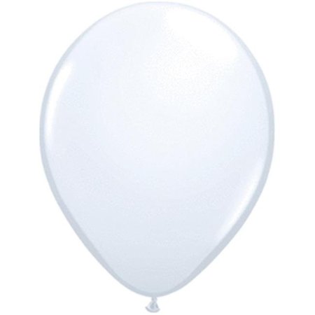 MAYFLOWER DISTRIBUTING Qualatex 6231 11 in. White Latex Balloon - 25 Count 6231